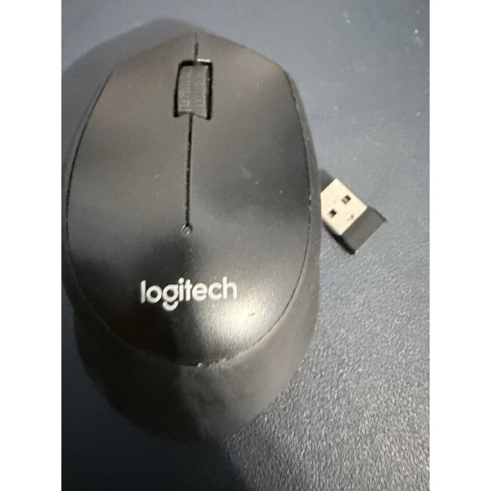 Logitech M330 Wireless Optical Mouse USB Receiver Black 1000 DPI 3-Button